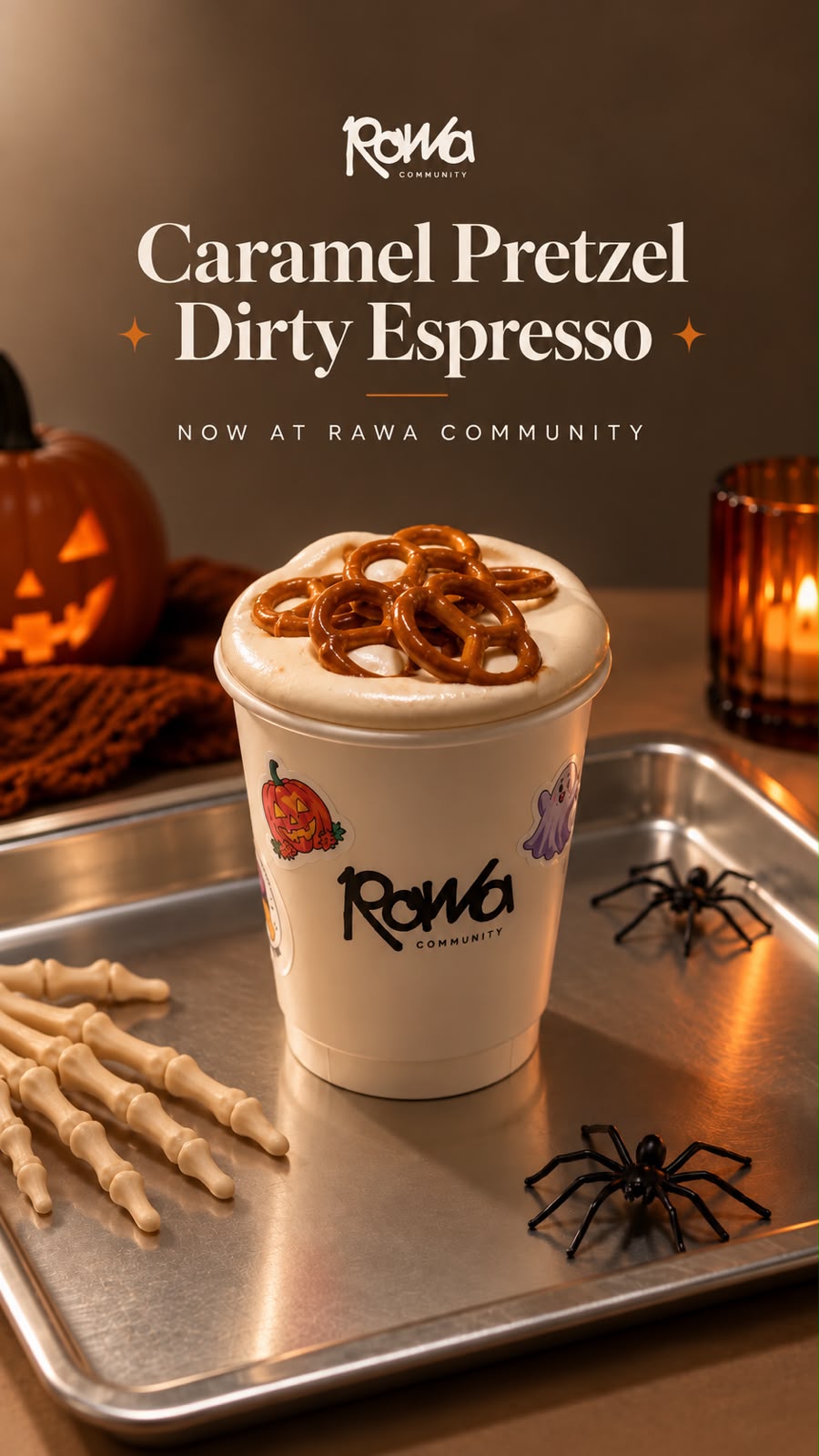 Caramel Pretzel Dirty Espresso