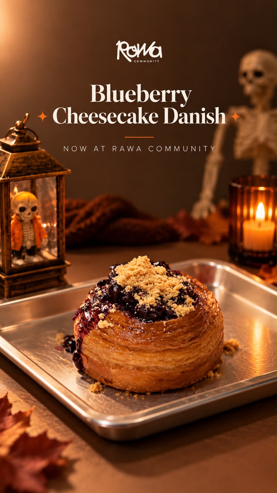 Blueberry Cheesecake Danish