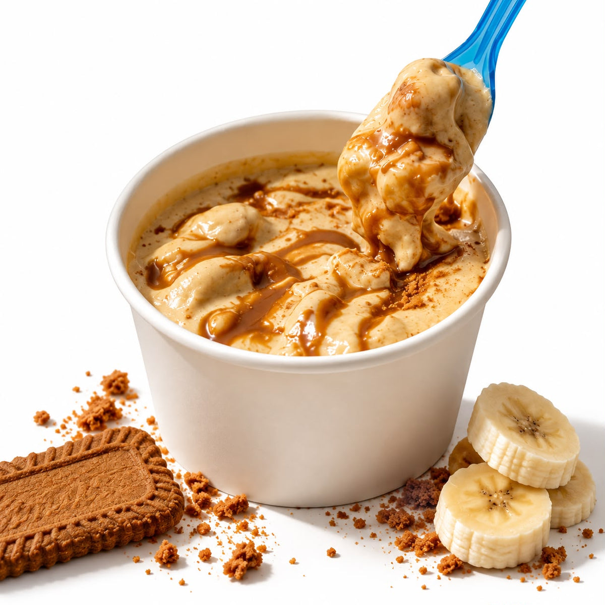 Lazy Biscoff Banana Pudding