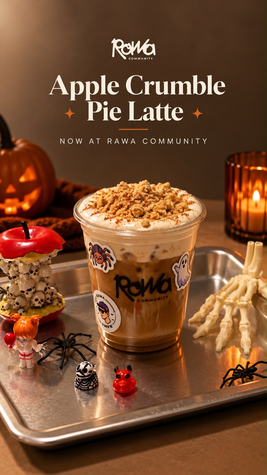 Apple Crumble Pie Latte